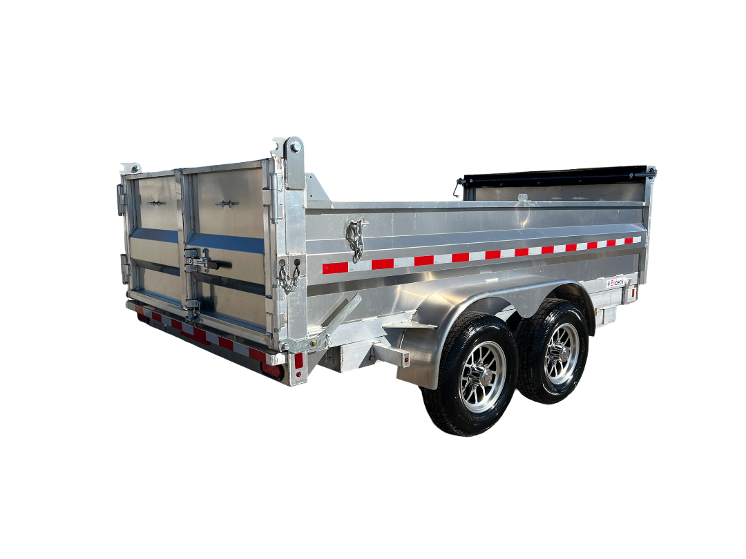6x12 ENBECK 5 TON ALUMINUM DUMP TRAILER