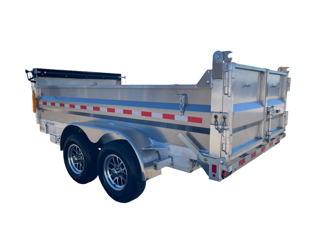 6x12 ENBECK 5 TON ALUMINUM DUMP TRAILER