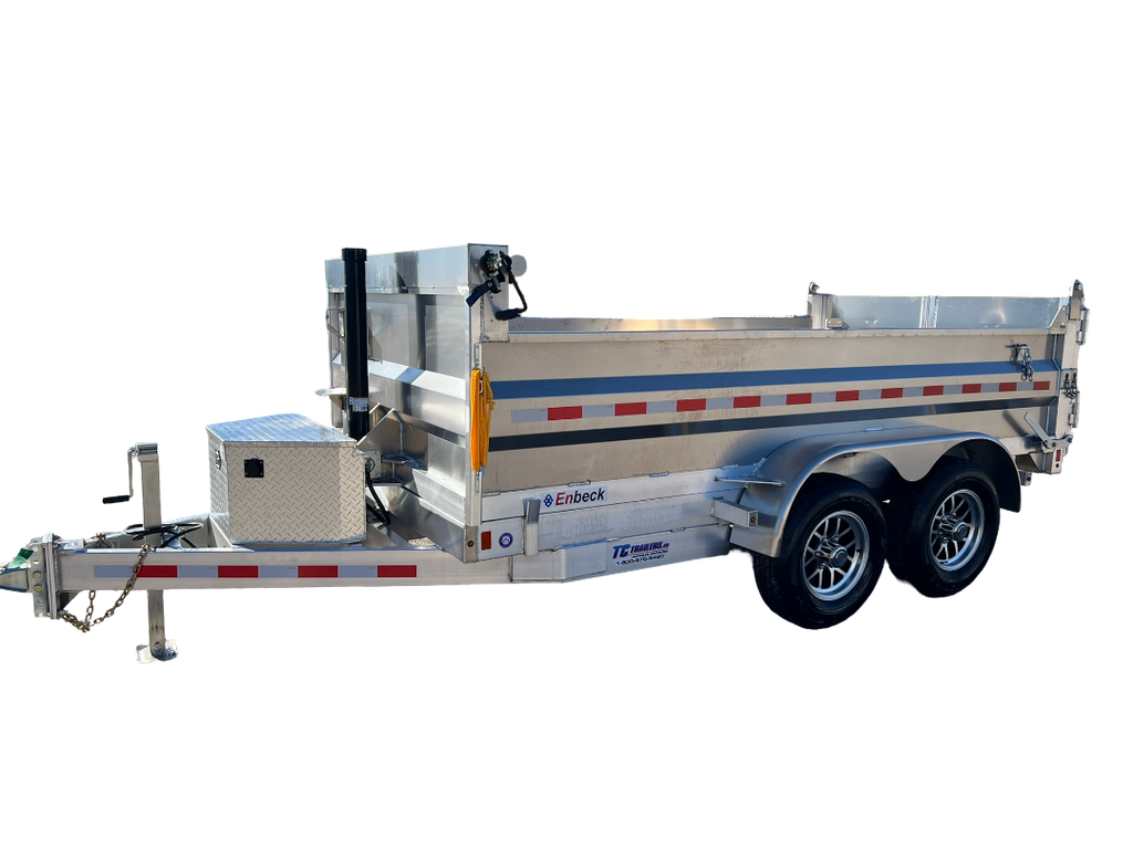 6x12 ENBECK 5 TON ALUMINUM DUMP TRAILER