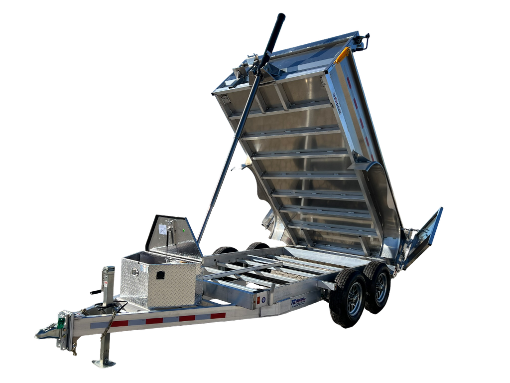 6x12 ENBECK 5 TON ALUMINUM DUMP TRAILER