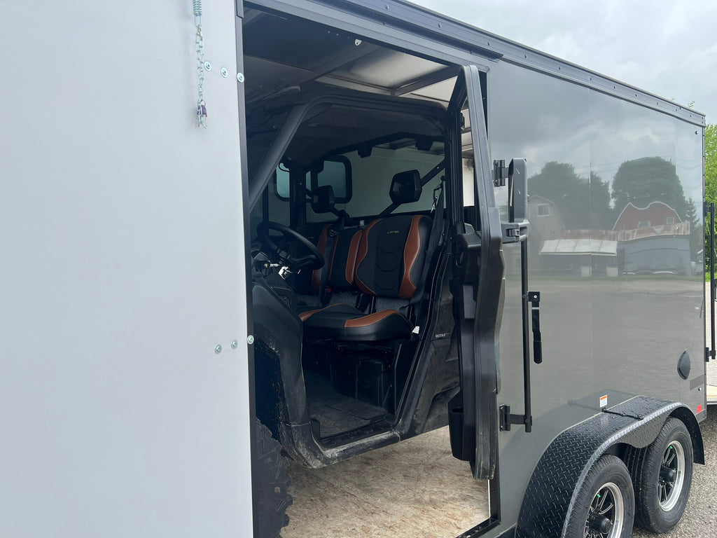 7x14 Enclosed Discovery Aluminum Cargo Trailer SXS