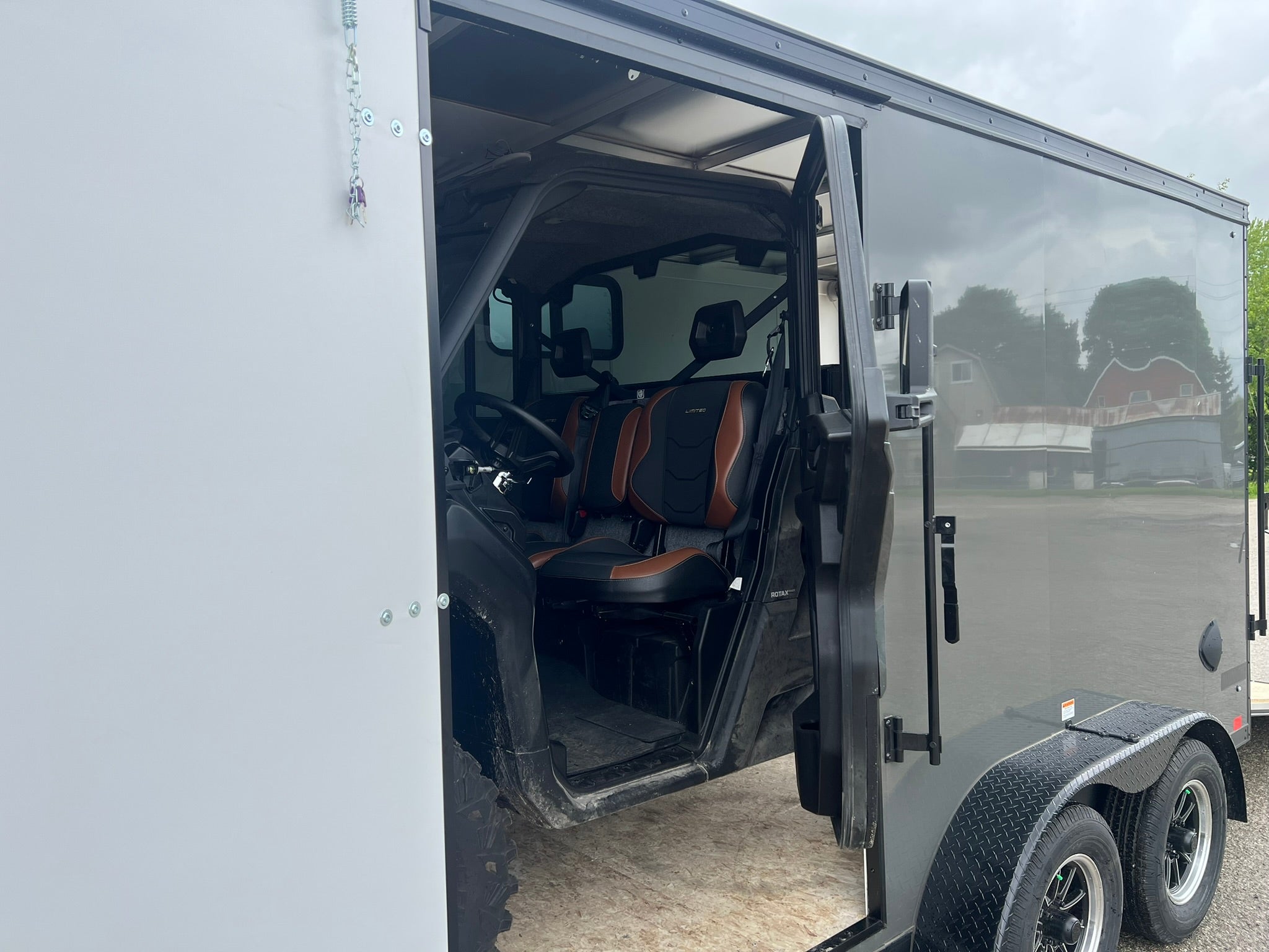 7x14 Enclosed Discovery Aluminum Cargo Trailer SXS