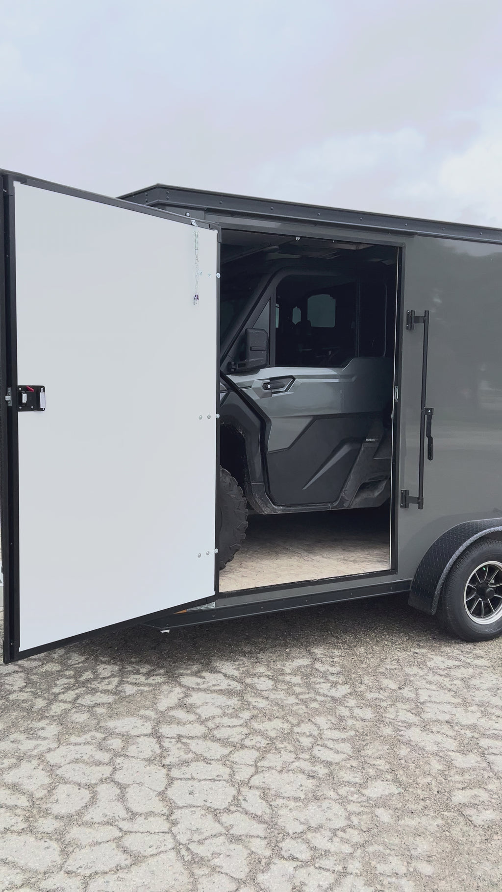 7x14 Enclosed Discovery Aluminum Cargo Trailer SXS