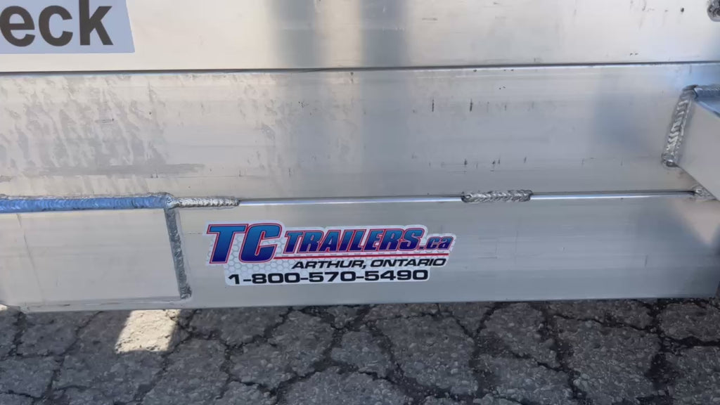 6x12 ENBECK 5 TON ALUMINUM DUMP TRAILER